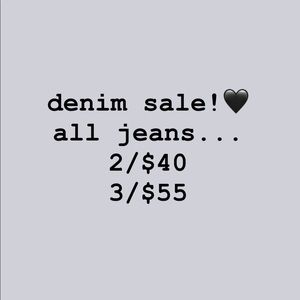 DENIM SALE